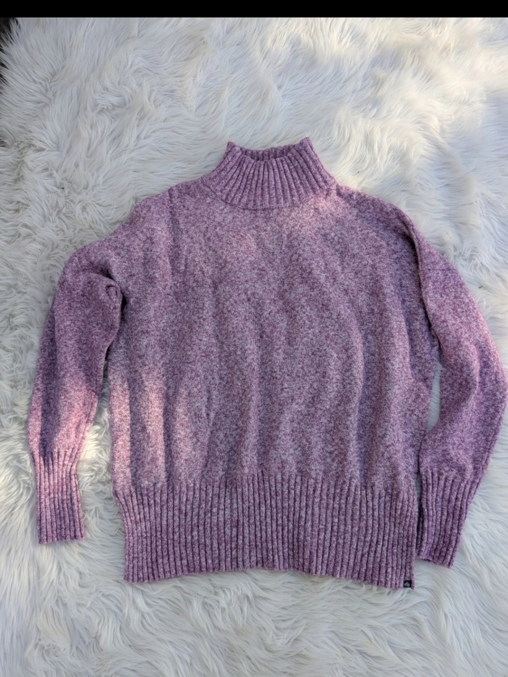 Eddie Bauer Women's XXL 2XL Rest & Repeat Funnel Mock-Neck Turtle Neck Sweater